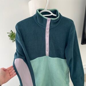 MEC snap fleece sweater